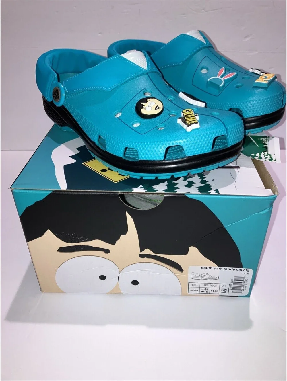 Crocs x South Park Randy Classic Lined Slip-On Clogs Mens Size 8 Women 10 NEW